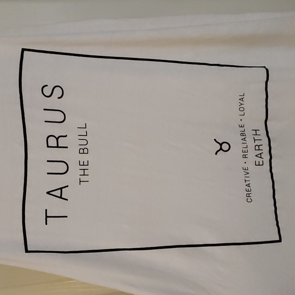 Enough About Me Raceback Taurus Tank Top - Picture 3 of 5
